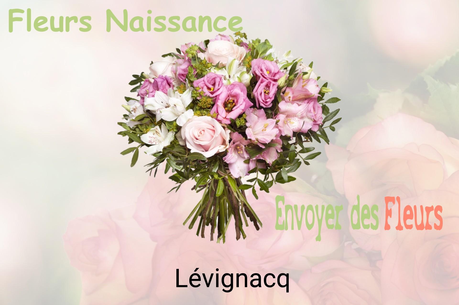 Bouquet de fleurs de naissance livré à Lévignacq